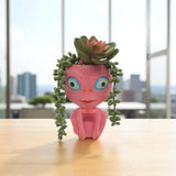 Pink Alien Flower Pot