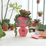 Pink Alien Flower Pot