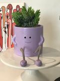 Happy Feet Flower Pot
