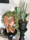 Whispering Sleeping Flower Girl Pot