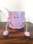 Happy Feet Flower Pot