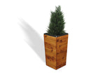 28" Square Tapered Cedar Planter