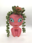 Pink Alien Flower Pot